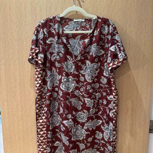 Scotch & Soda red paisley dress